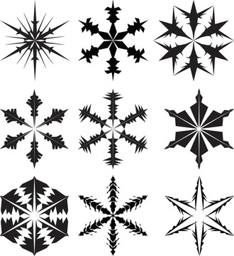 雪花剪影