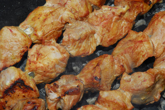 豬肉片烤火盆