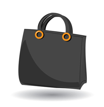 briefcasefor婦女孤立在白色