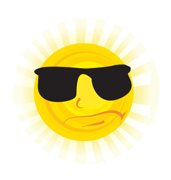 太陽(yáng)的臉。