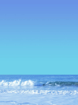 海浪和海灘