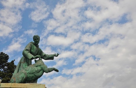 圣Francis of Assisi的雕像