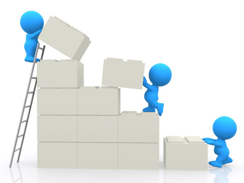3D人物建筑墻