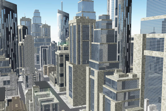 都市3D渲染02
