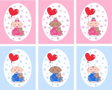 混合種族的嬰兒