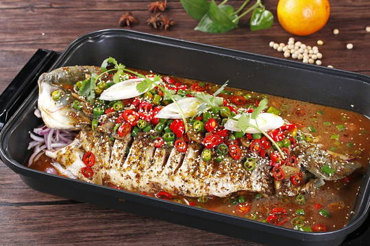 黑椒味烤魚