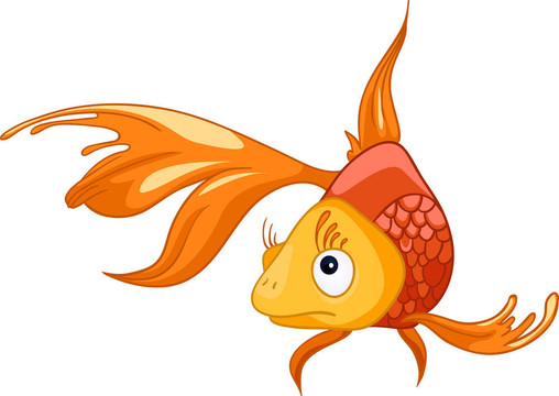 卡通人物的魚(yú)