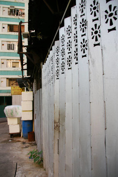 香港的公共住房地產(chǎn)鐵柵