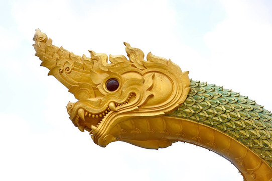 Naga國(guó)王的雕像