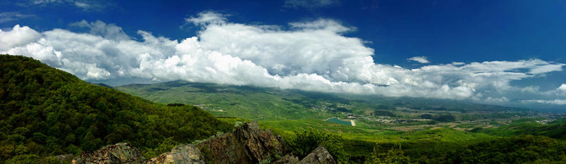 克里米亞烏克蘭山地景觀