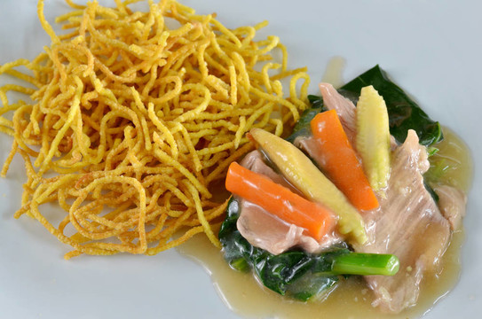 泰國(guó)和中國(guó)風(fēng)格的食物