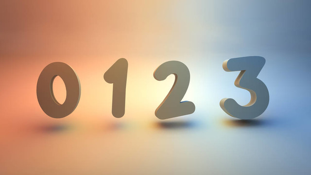 數(shù)值0123