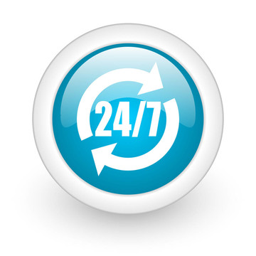 24 / 7網(wǎng)頁按鈕