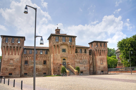 琴托城堡。Emilia Romagna。意大利.