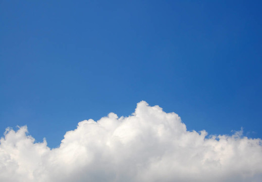 白云和藍天的復制空間