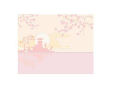 亞洲景觀舊紙