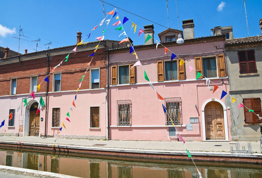 查看科馬基奧。Emilia Romagna。意大利.