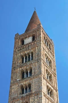 Pomposa Abbey?？频细炅_。Emilia Romagna。意大利.
