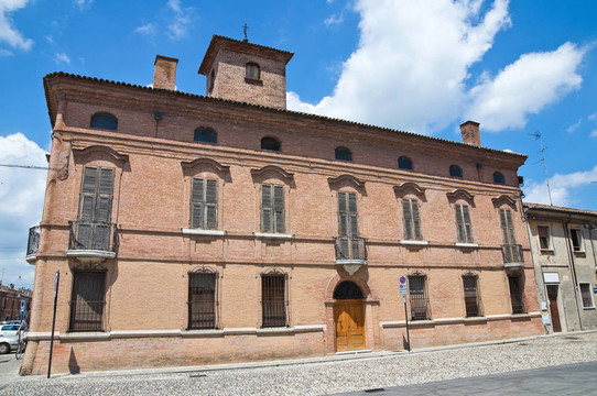 土拉宮。Comacchio。Emilia Romagna。意大利.