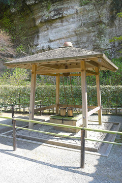 Meigetsu寺kame-no-i井；鐮倉；日本
