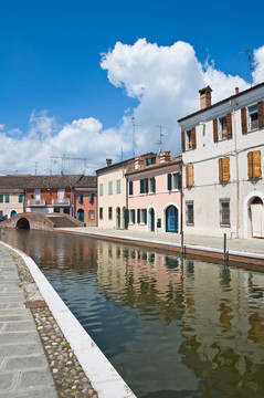 查看科馬基奧。Emilia Romagna。意大利.