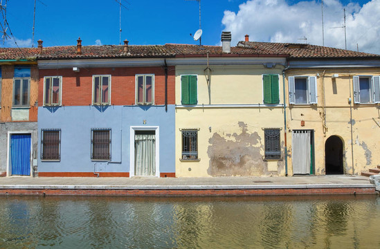查看科馬基奧。Emilia Romagna。意大利.