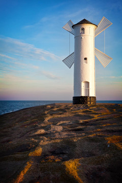 燈塔在Swinoujscie