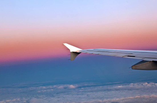 空中的飛機(jī)