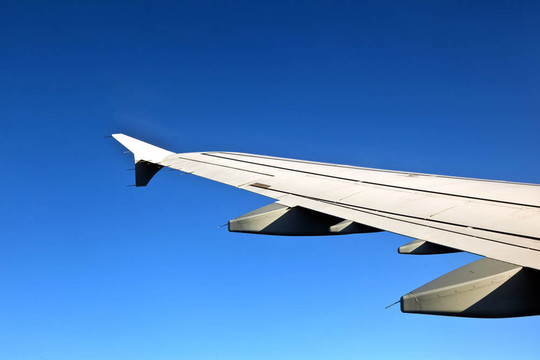 空中的飛機