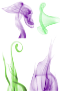 白色煙霧的自然集