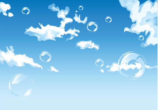 藍(lán)色的天空