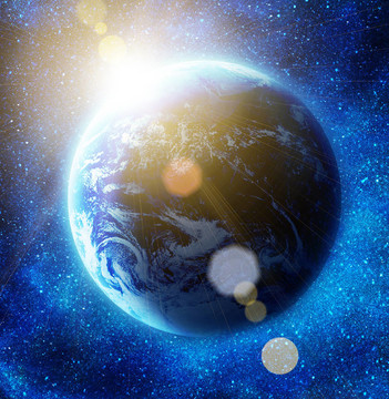 地球在宇宙中