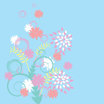 復(fù)古碎花壁紙
