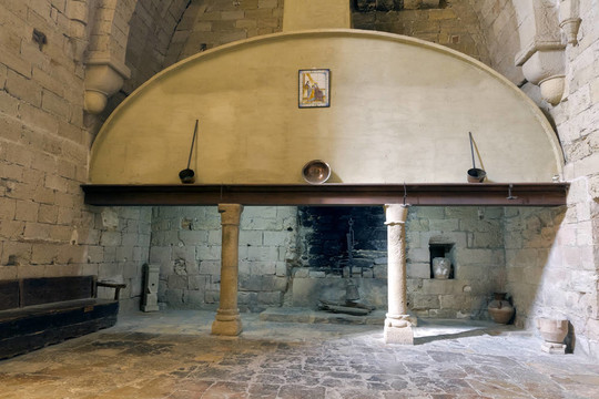 波夫萊特修道院Santa Maria de廚房
