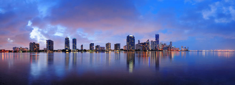 邁阿密的夜景