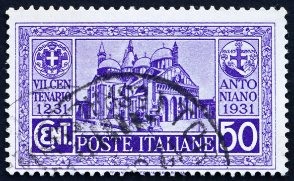 郵票意大利1931大教堂的圣安東尼；Padua