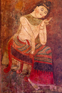古代佛教寺廟壁畫