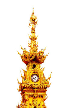 寺廟平臺的黃金細(xì)節(jié)