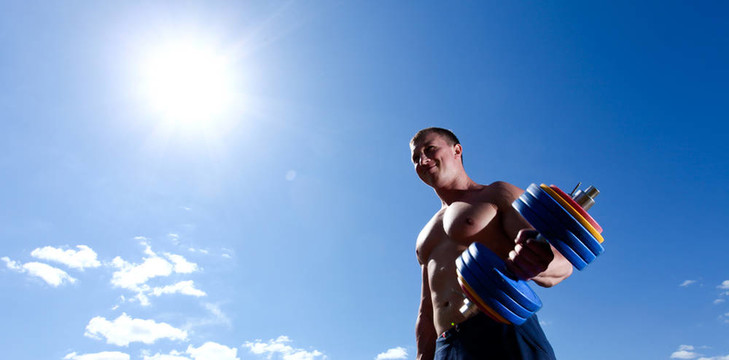 運動員戶外