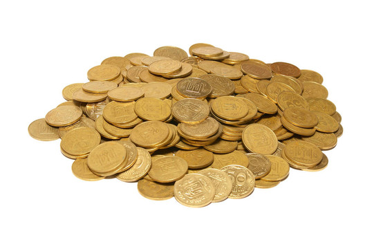 成堆的金幣