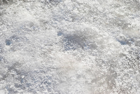 白色雪的質(zhì)地