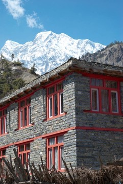喜馬拉雅山藏族村。