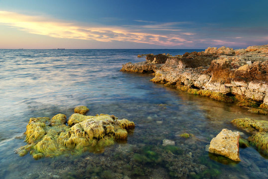 美麗的海景