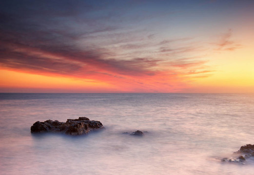 美麗的海景