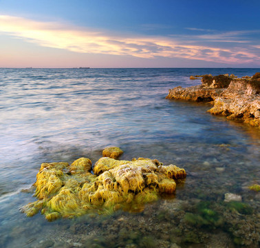 美麗的海景