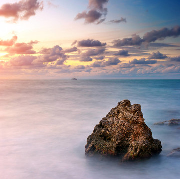 美麗的海景
