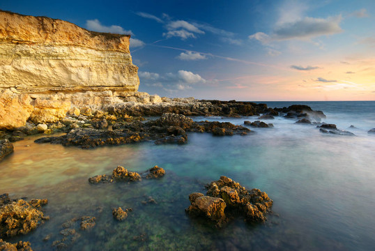 美麗的海景