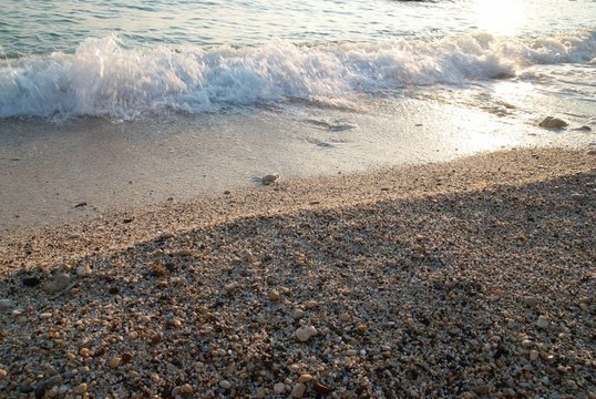 海的沙灘