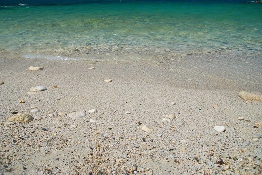 海的沙灘