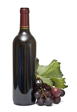 紅酒瓶。